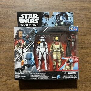 Disney Hasbro Star Wars Rogue One Baze Malbus & Stormtrooper 2 Pack